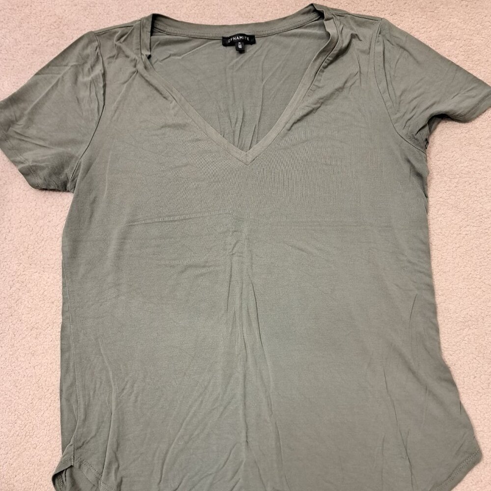 Dynamite v-neck tee shirt